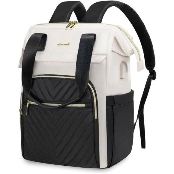 Laptop Backpack for Women, 15.6 Inch Work Laptop Bag，Waterproof - Picture 1 of 7
